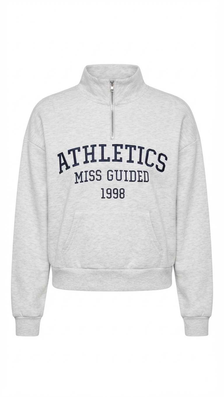 Athletics turtle neck zip