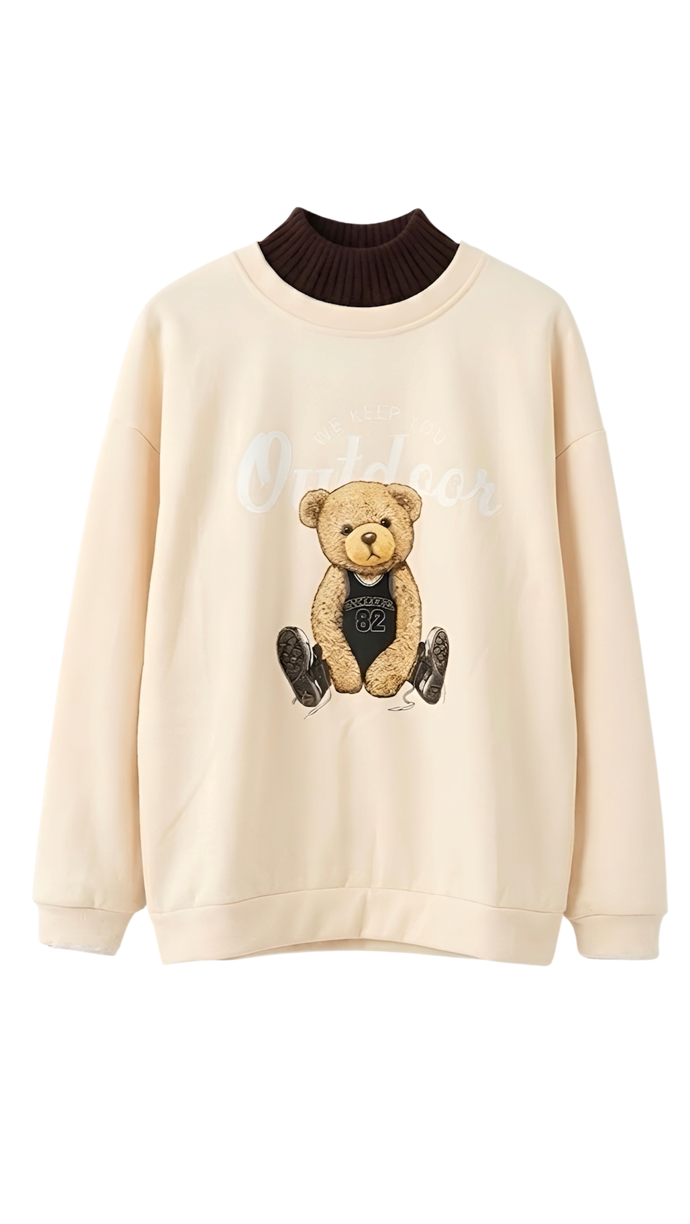 Teddy bear butter suéter grueso