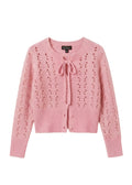 Cardigan bow baby pink🎀
