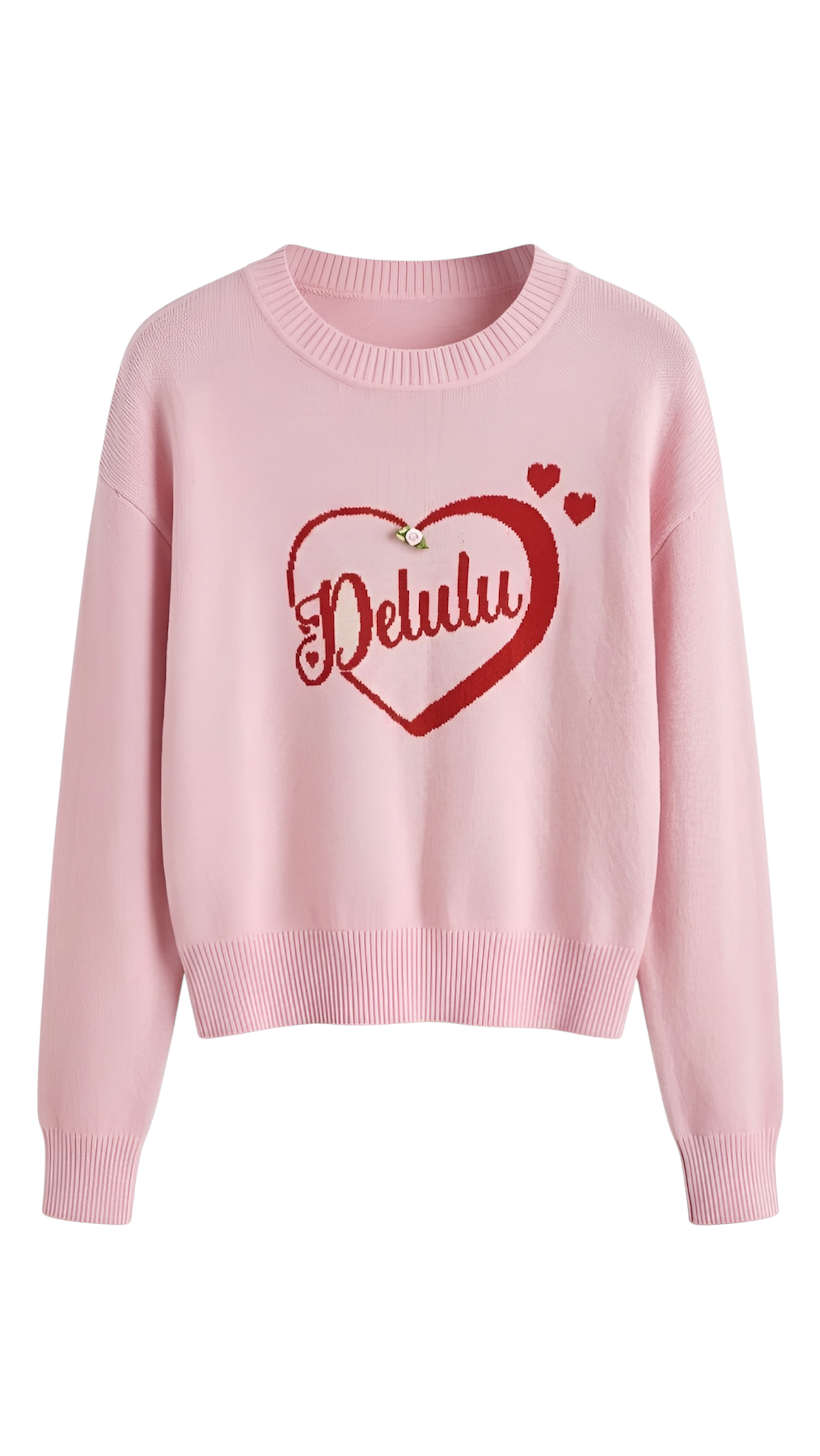 Delulu heart sweater❤️